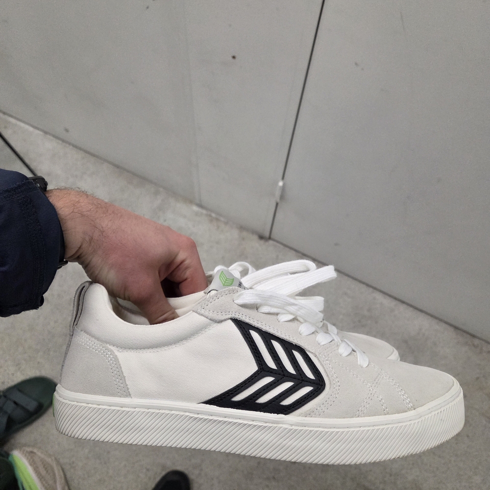 White and Black Men's Sneakers